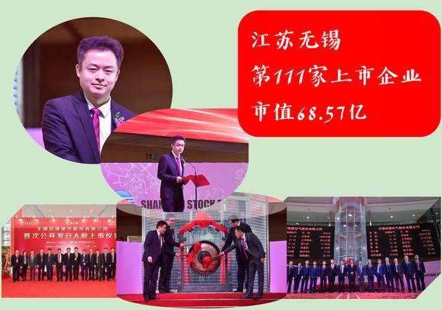 江蘇“無錫第111家上市企業”：實控人46歲IPO敲鐘，市值68.57億